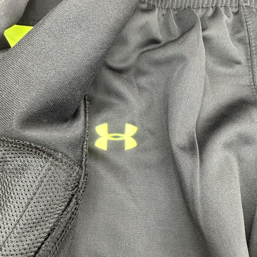 Under Armour Kids Boys Track Suit Full Zip Up Jacket Pants Size 3T Black Green - Picture 6 of 7
